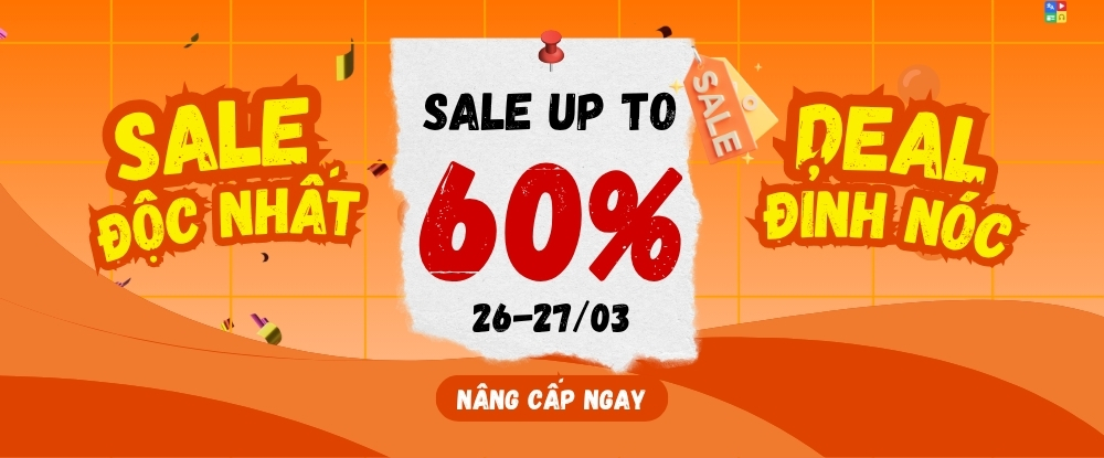 🎉 Siêu ưu đãi đã bắt đầu!