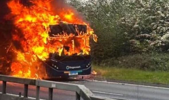 Humber Bridge Closed Due to Bus Fire