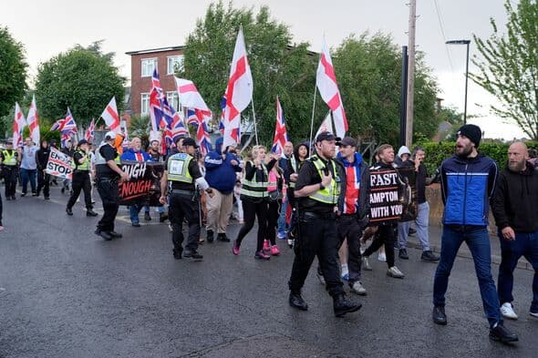 Southampton Protest: People March in City After Henry Nowak's Murder