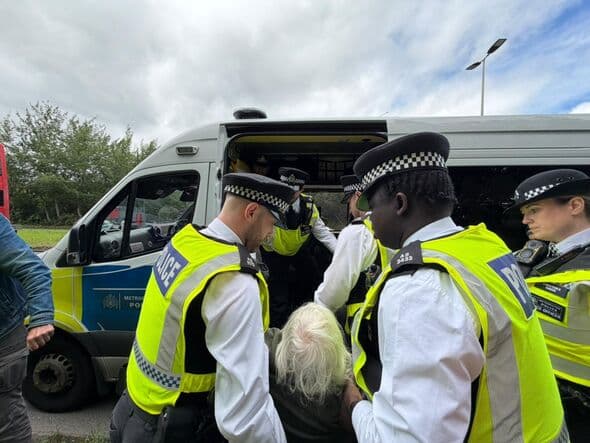 Over 70 Arrests Made Outside Court for Palestine Action