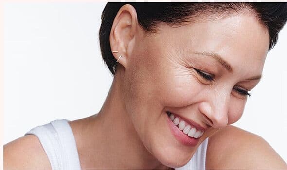 Emma Willis likes M&S skincare for her skin at 50