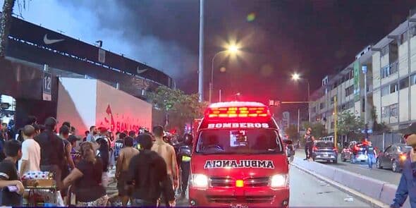 One Dead and Many Injured at Football Stadium