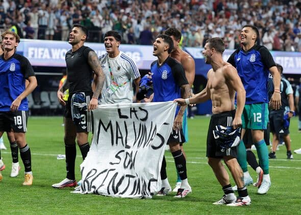 UK Government Asks FIFA to Investigate Argentina's World Cup Banner