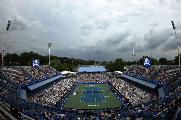 Tennis Live: Washington Open Final Delayed Due to Bad Weather