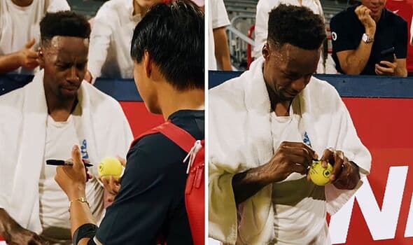Canadian Open Player Asks Rival for Autograph