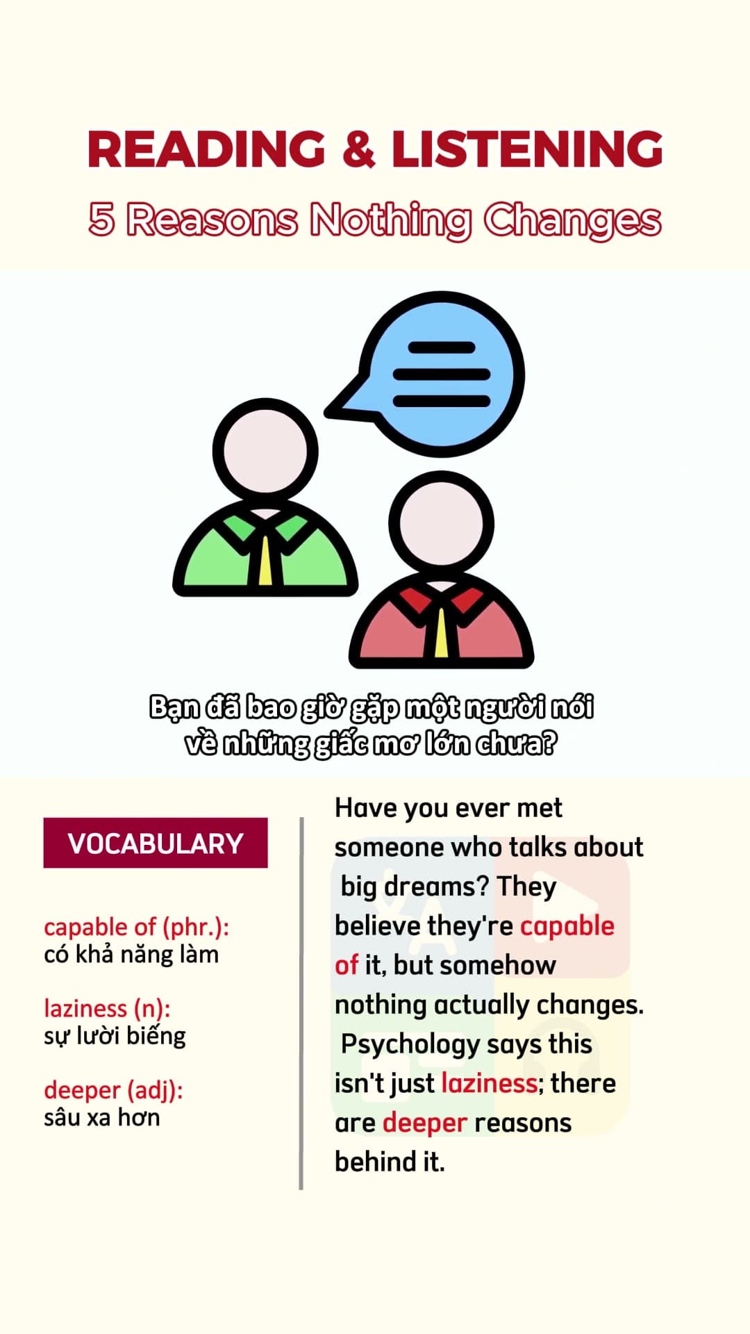 Tại sao ước mơ lớn thường không thành hiện thực