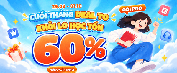 Banner sale cuối tháng 9 - Free offer Pro