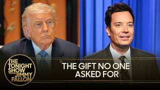 Trump Declares Ballroom His Gift to Americans, Approval Rating Hits New Low | The Tonight Show