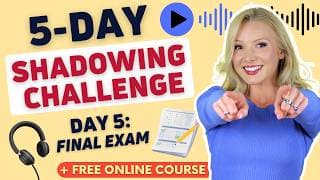 5-Day English Shadowing Challenge | Day 5: Review + Final Test