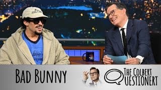 Bad Bunny Takes The Colbert Questionert - Part 1