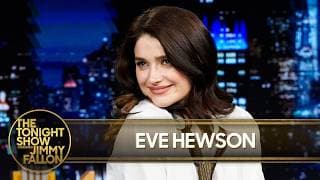 Eve Hewson Almost Slept Through Casting Call with Steven Spielberg for Disclosure Day | Tonight Show