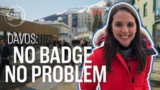 No badge, no problem: Meet the people in Davos without an invite  | CNBC Reports