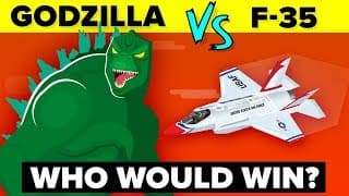 GODZILLA vs F-35 - WHO WOULD WIN? | Godzilla: King of the Monsters 2019 Movie
