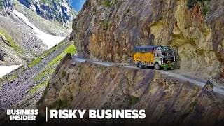 How Truck Drivers In India Navigate One Of The Most Dangerous Roads In The World | Risky Business