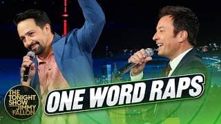 One Word Raps with Lin-Manuel Miranda | The Tonight Show Starring Jimmy Fallon