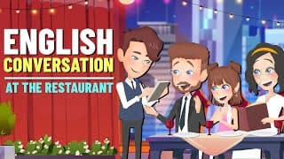 English Conversations At the Restaurant (A1-A2) | English Speaking Practice with Slow English