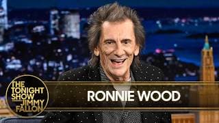 Ronnie Wood and Jimmy Jam Out on Harmonicas, Talk The Rolling Stones' Foreign Tongues | Tonight Show