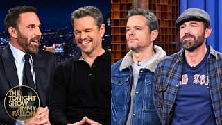 Ben Affleck and Matt Damon List Every Town in Massachusetts and Talk The Rip | The Tonight Show