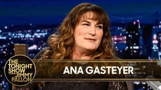Ana Gasteyer Teaches Jimmy Her Schmigadoon! Vocal Warm-Ups, Recalls Breaking Character on SNL