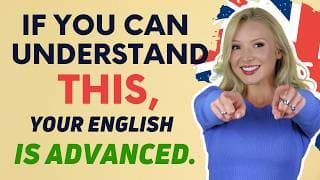 Your Listening is Advanced if You Understand This (C1-C2 Listening TEST)