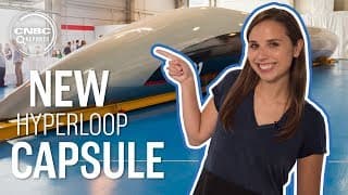 Hyperloop’s first full-scale passenger capsule | CNBC Reports