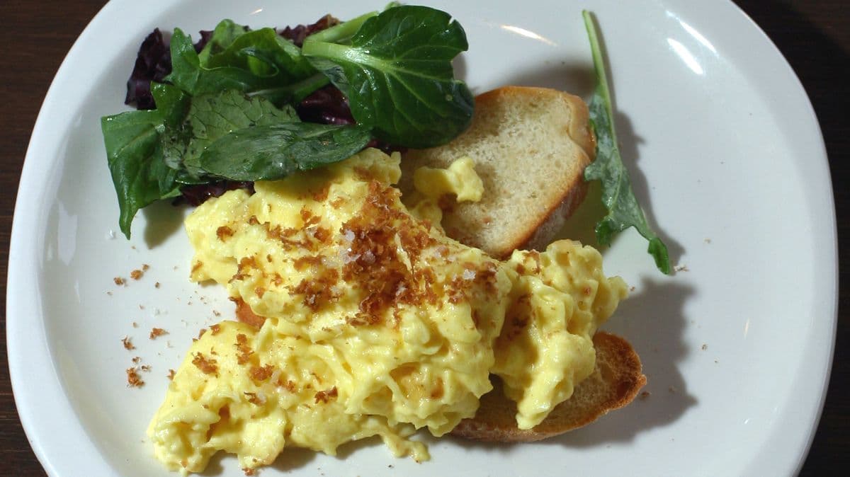 Scrambled eggs will be silkier and smoother when you add 90p ingredient James Martin loves