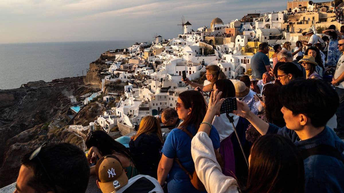 Greek Island Overrun by Tourists