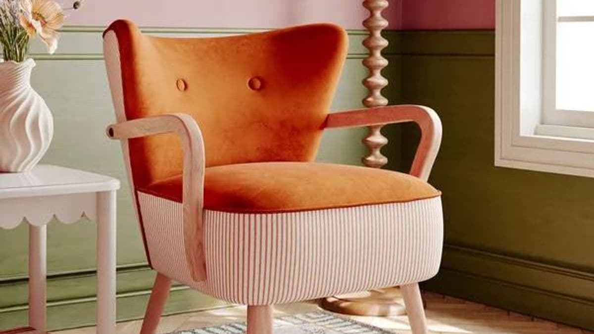 Dunelm's Velvet Armchair is on Sale