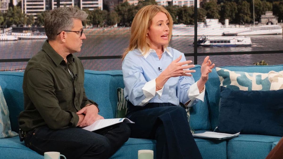 Cat Deeley Looks Like Kate Middleton in a Classic Blue Shirt