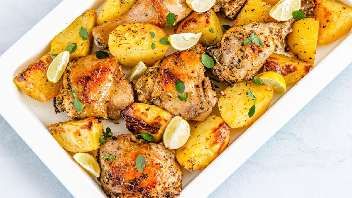 Tom Kerridge's Easy Lemon Chicken Traybake