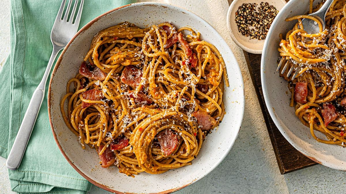 Easy Veggie Carbonara Recipe for Families