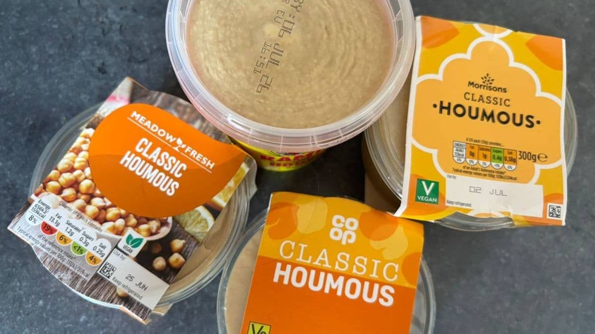 I tried hummus from different stores