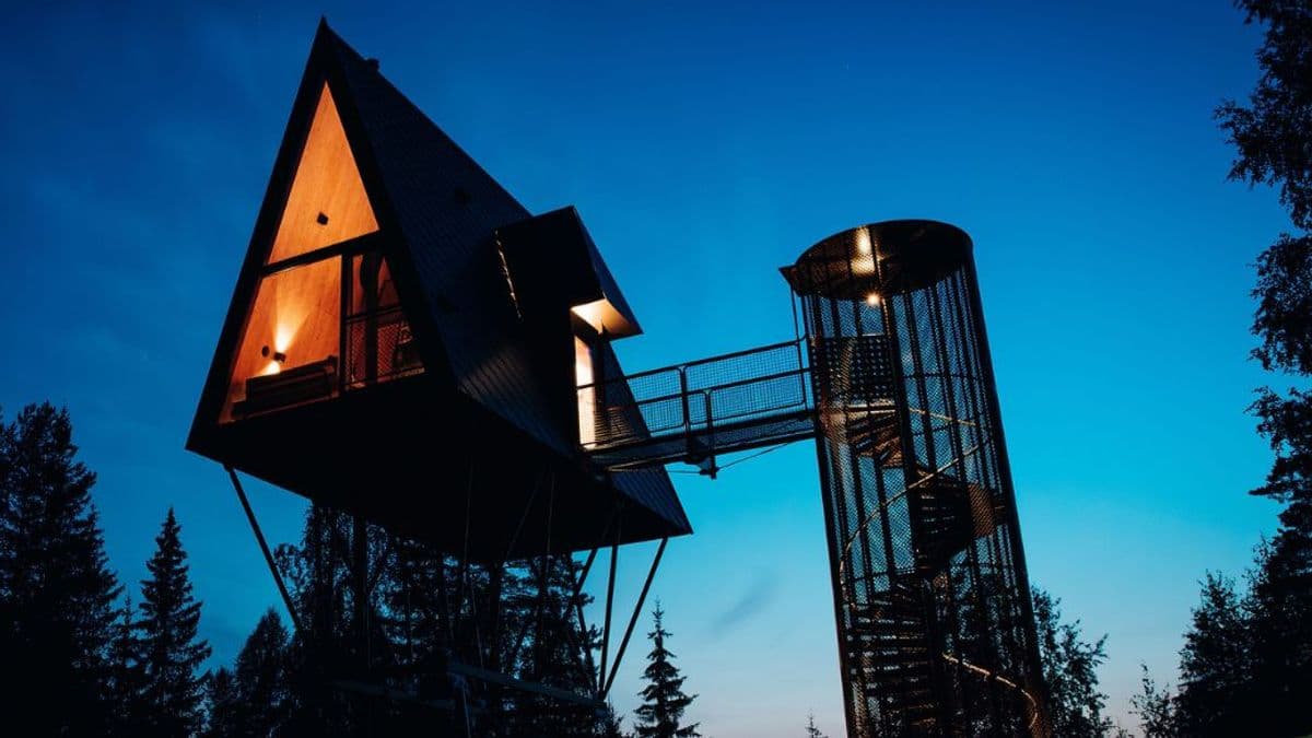 I stayed in a treetop cabin in Norway and learned to slow down