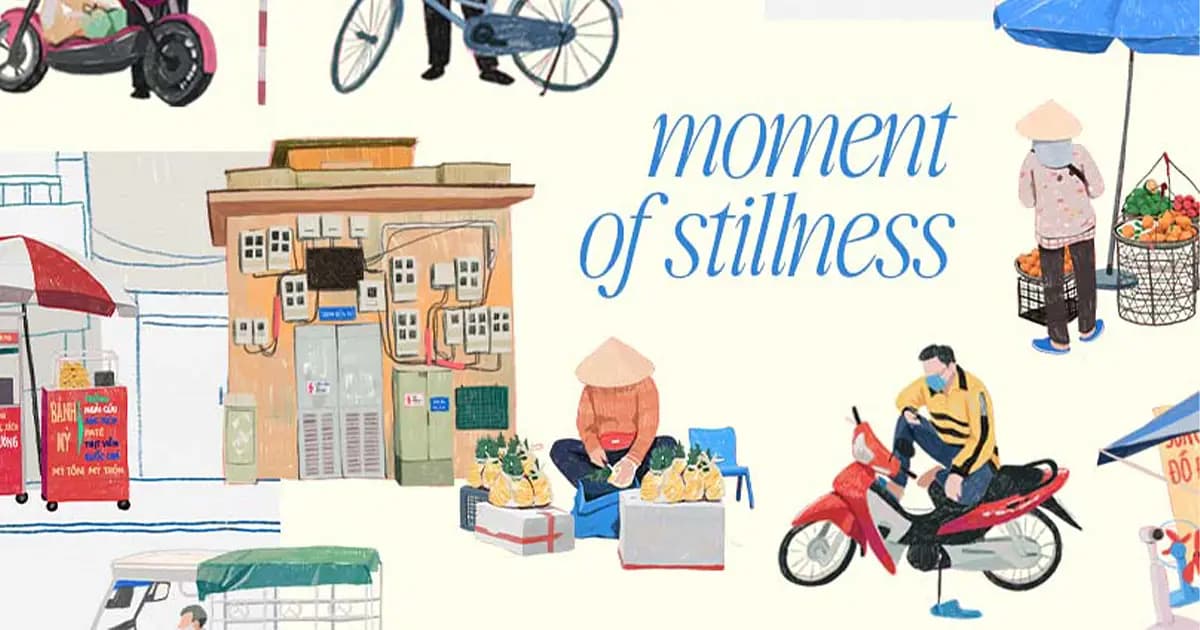 Finding Peace in Hanoi's Busy Streets Through Art