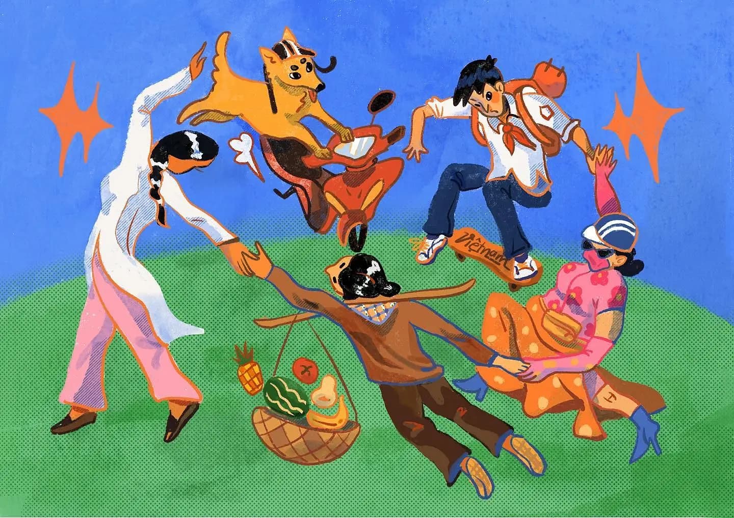The Colorful Art World of Vietnamese Illustrator Phuongsongdep