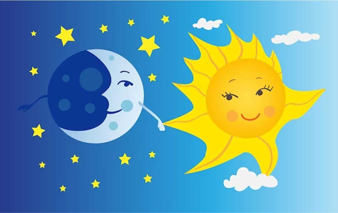 Mặt trăng và mặt trời đã được sinh ra như thế nào