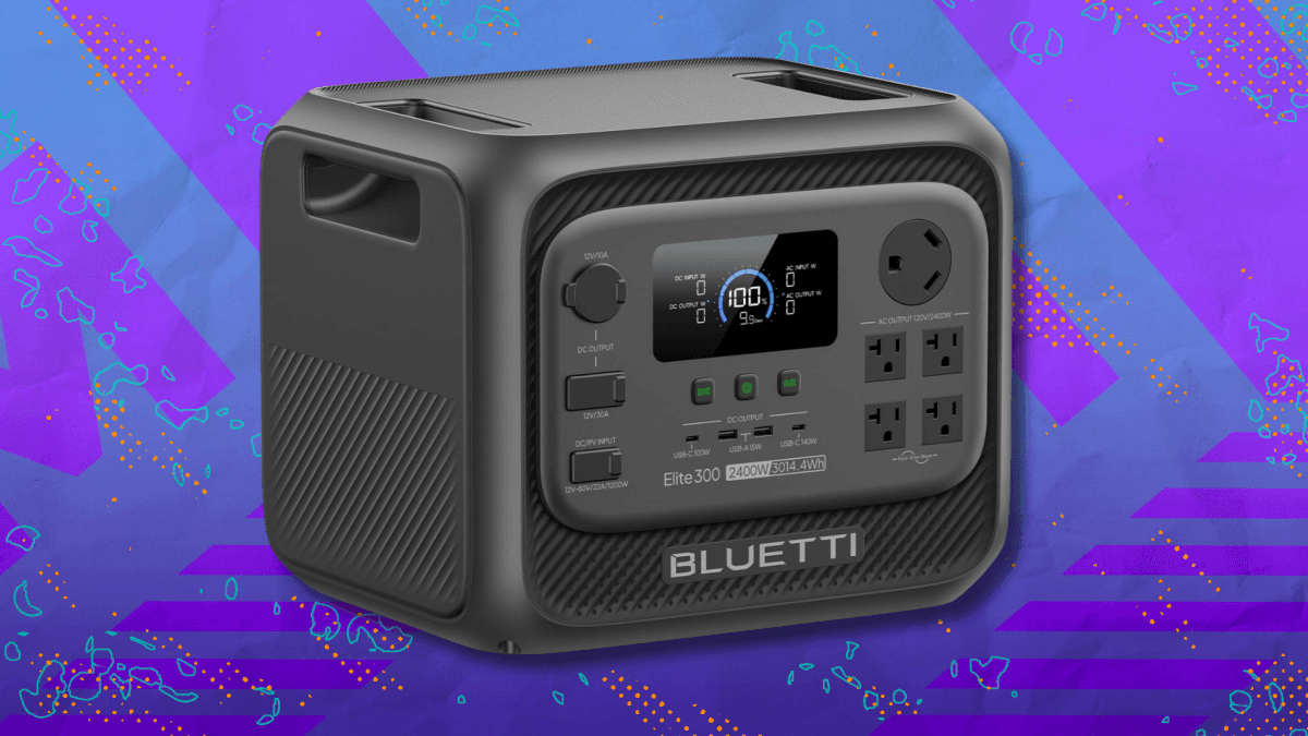 Get $400 Off the Bluetti Elite 300 Portable Power Station