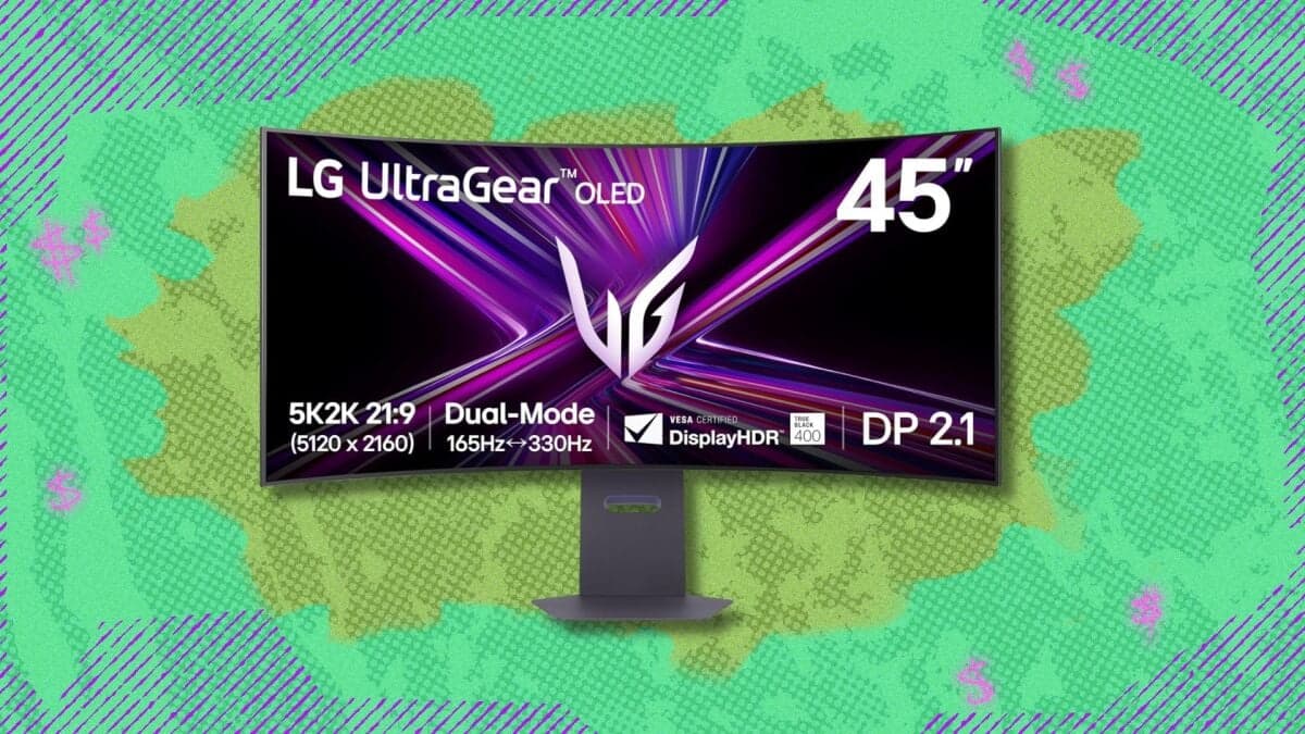 LG's 45-inch OLED Gaming Monitor Is Now Cheaper