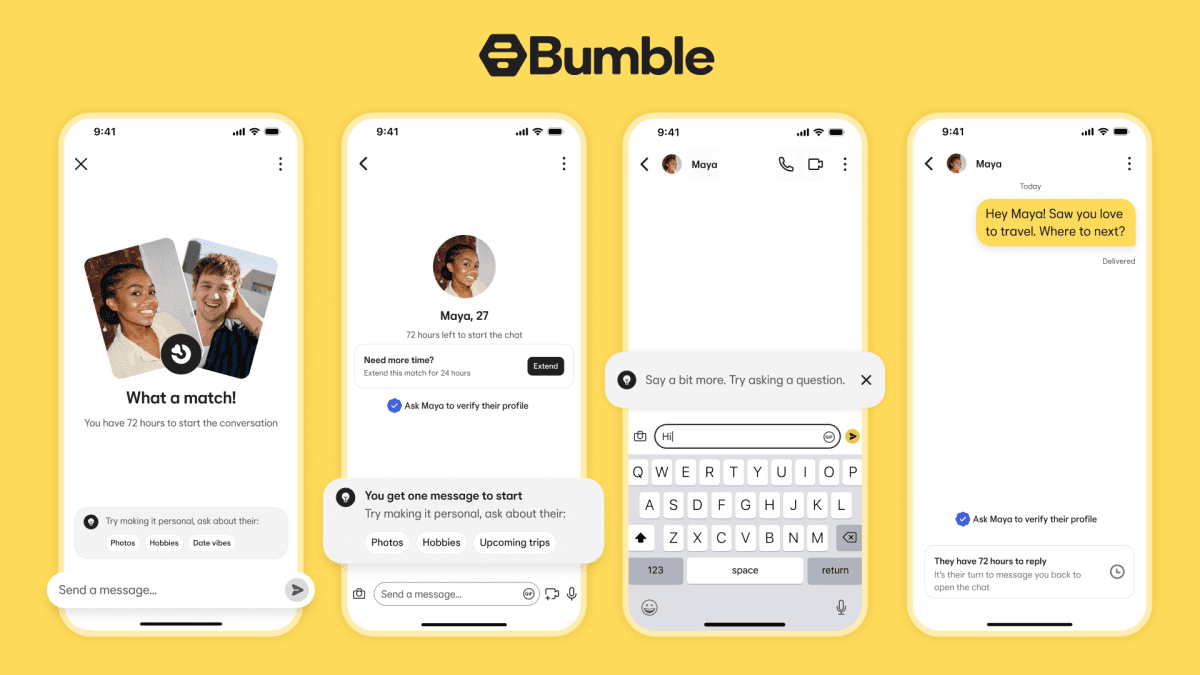 Bumble Now Lets Men Send the First Message