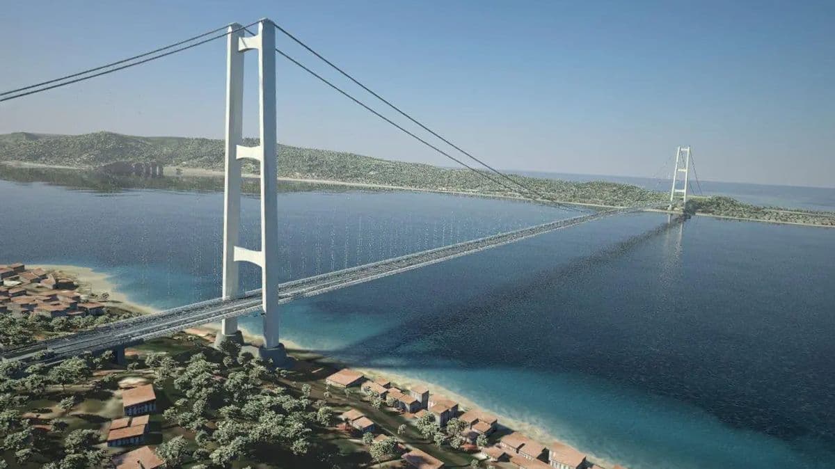 World's Longest Suspension Bridge to Connect Sicily to Mainland Italy