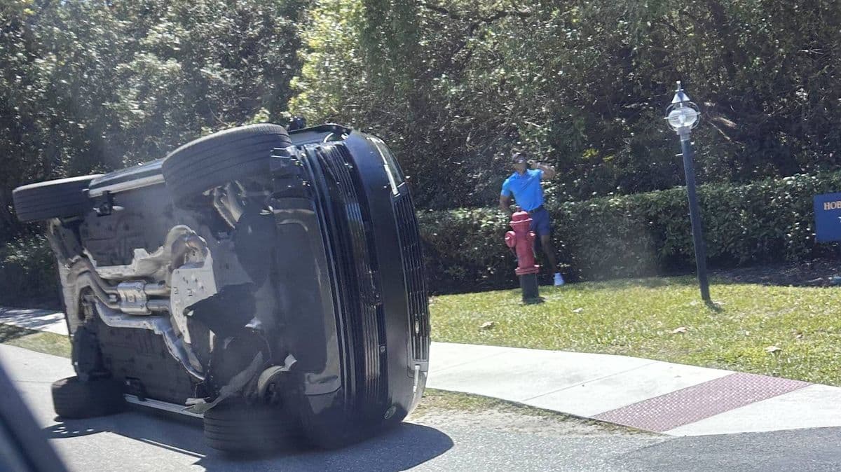 Tiger Woods Involved in Car Accident in Florida