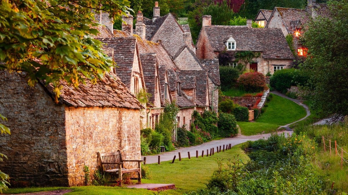 A Beautiful Village in the Cotswolds