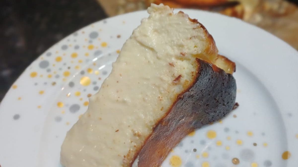 I Made a Delicious Basque Cheesecake in Under 15 Minutes