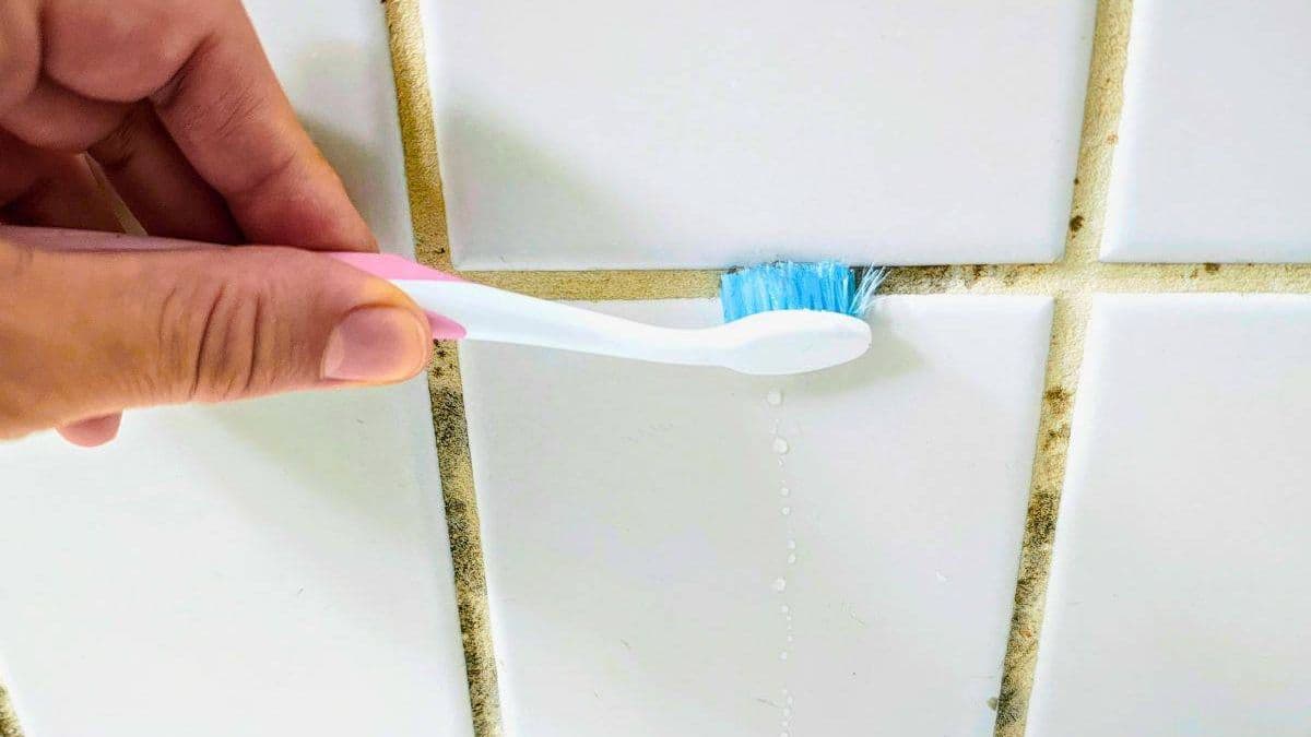 Stop Using Bleach to Clean Shower Grout, Use These 3 Items Instead