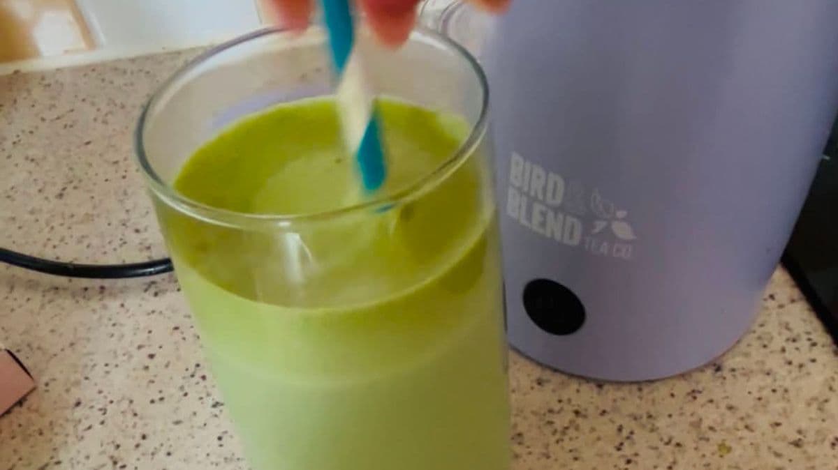 I found a simple way to make matcha lattes at home and save money