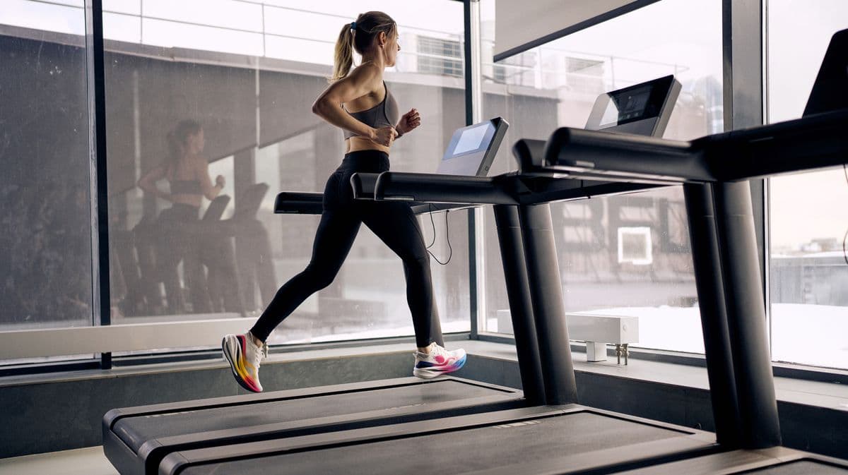 Woman Has Problem at Gym