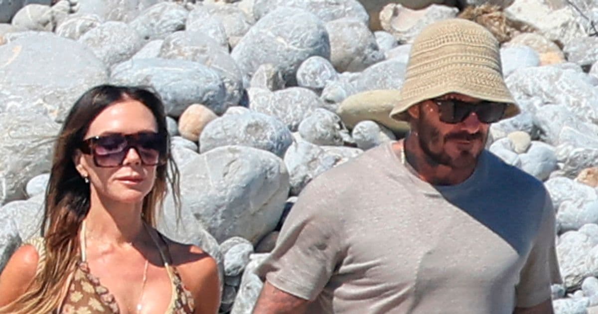 Victoria and David Beckham Have Fun in Ibiza with Family